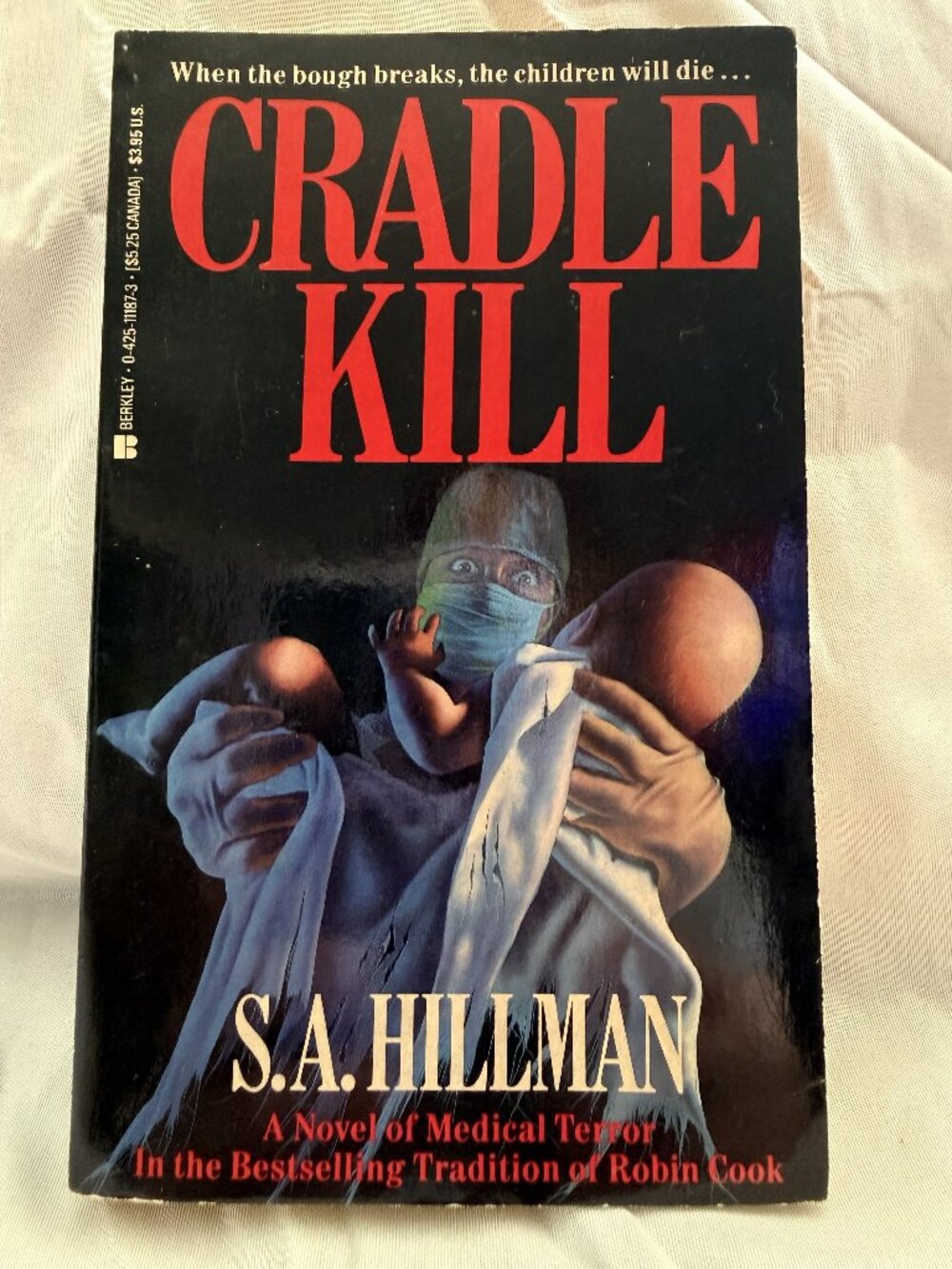 Cradle Kill by S.A. Hillman - 1988 Vintage Paperback